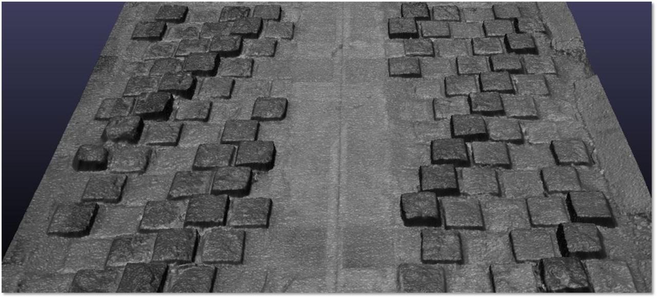 Ergebnis des Oberflächenscanners